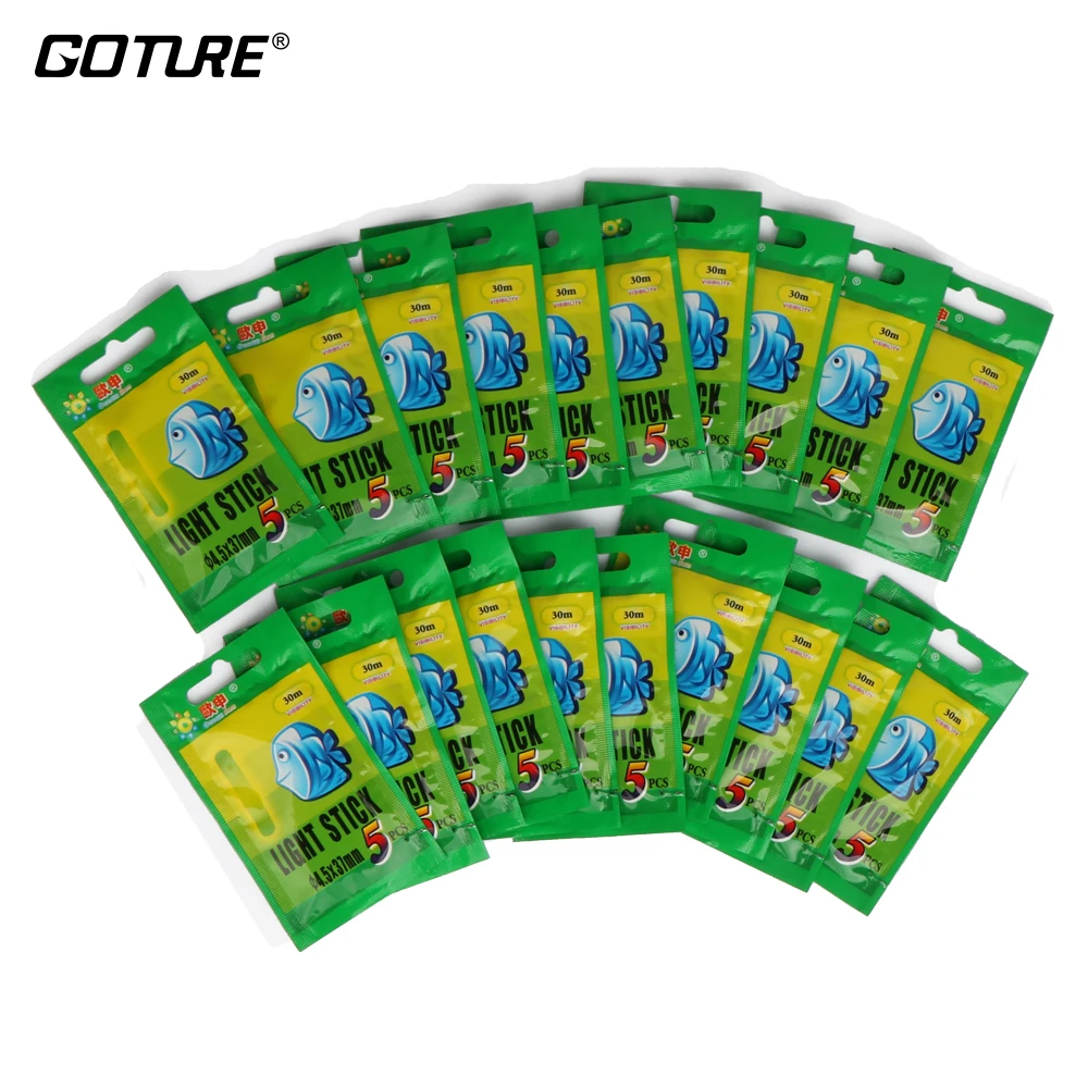 Goture 100pcs/lot Light Stick Fishing Fluorescent Lights Chemical Luminous Fishing Glow Sticks in Green Color
Goture 100pcs/lot Light Stick Fishing Fluorescent Lights Chemical Luminous Fishing Glow Sticks in Green Color