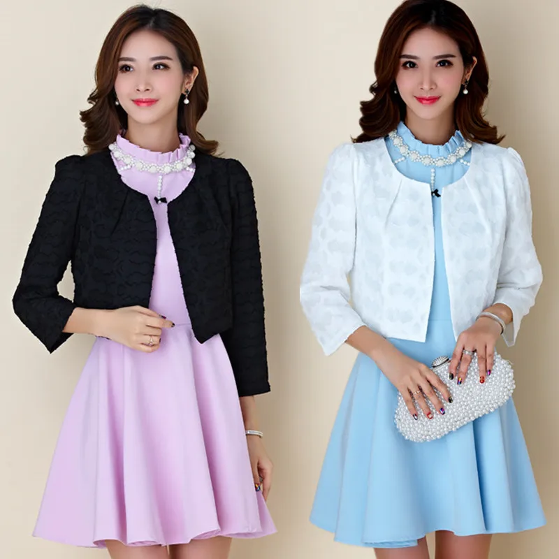 F~3XL Plus Size NEW Women OL Fashion Air Conditioning Bolero Crop Chiffon 3/4 Sleeve Shawl Big Blazer Suit Work Business Jacket
F~3XL Plus Size NEW Women OL Fashion Air Conditioning Bolero Crop Chiffon 3/4 Sleeve Shawl Big Blazer Suit Work Business Jacket