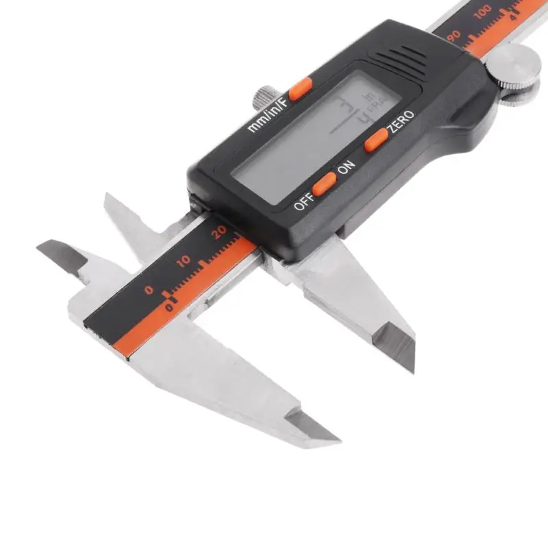 Stainless Steel Digital Display Caliper 150mm Fraction / MM / Inch High Precision Stainless Steel LCD Vernier Caliper
Stainless Steel Digital Display Caliper 150mm Fraction / MM / Inch High Precision Stainless Steel LCD Vernier Caliper