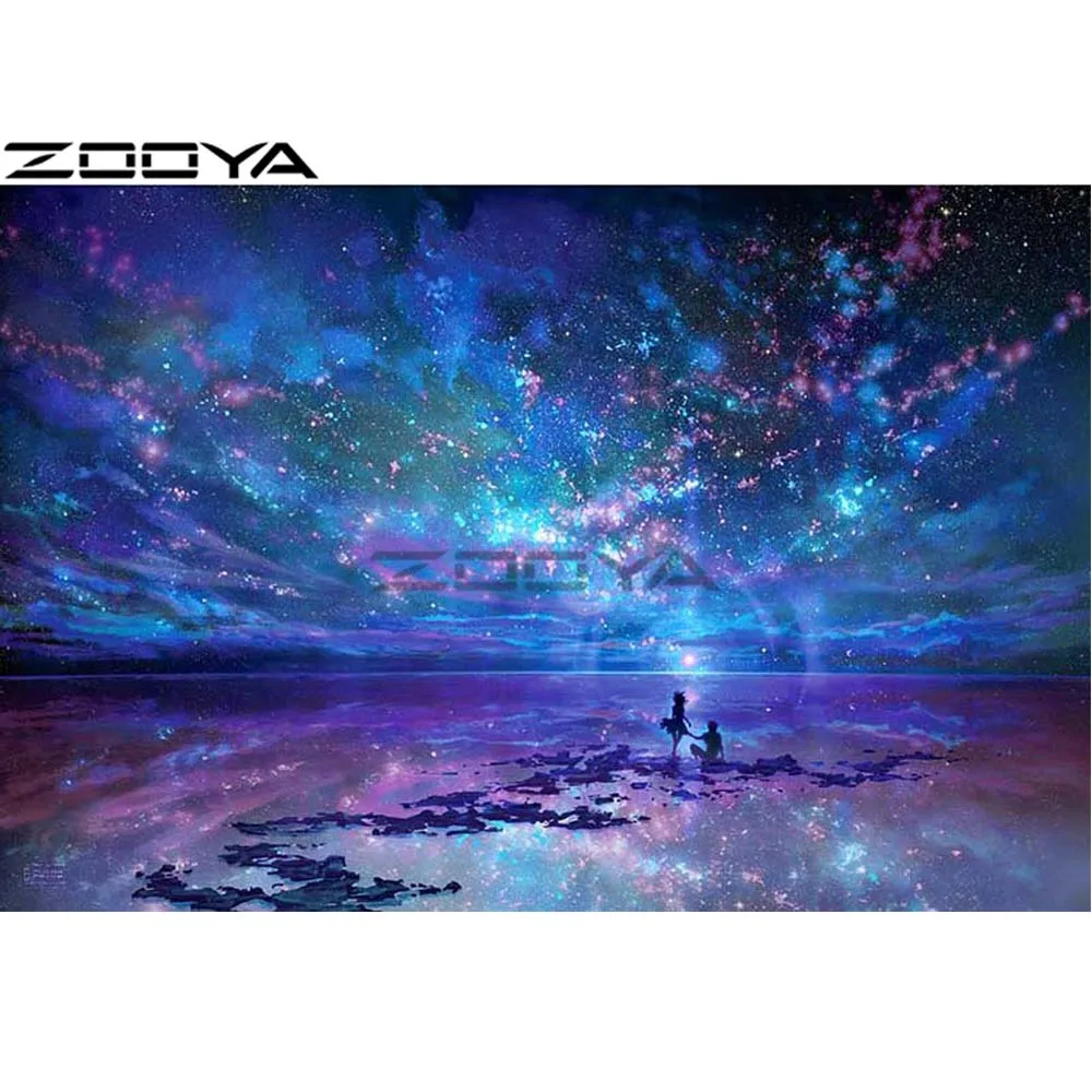 ZOOYA DIY Diamond Embroidery Kits Cross-Stitch Gorgeous Sky Couple Home Decor Diamond Painting Mosaic Pcitures Needlework R981
ZOOYA DIY Diamond Embroidery Kits Cross-Stitch Gorgeous Sky Couple Home Decor Diamond Painting Mosaic Pcitures Needlework R981