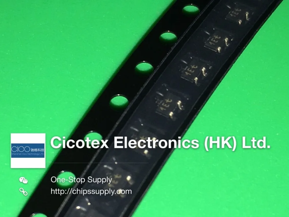 50pcs/lot BC847AW SOT-323 TRANS NPN 45V 0.1A SOT323 1ET