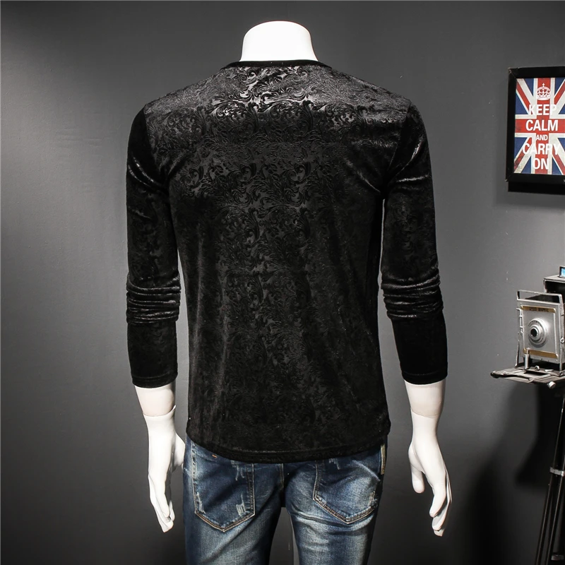 Chinese style exquisite jacquard high-end luxury long sleeve t shirt Autumn 2018 top quality pluche soft comfortable t shirt men
Chinese style exquisite jacquard high-end luxury long sleeve t shirt Autumn 2018 top quality pluche soft comfortable t shirt men