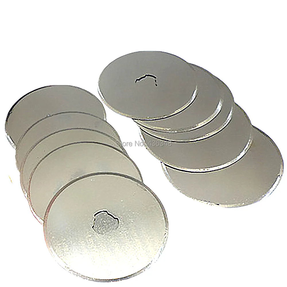 1/5/10pcs 45mm Rotary Cutter Blade Rotary Cutter Spare Blades Quilters Sewing Fabric Leather Craft Vinyl Paper Quilting Cutting
1/5/10pcs 45mm Rotary Cutter Blade Rotary Cutter Spare Blades Quilters Sewing Fabric Leather Craft Vinyl Paper Quilting Cutting
