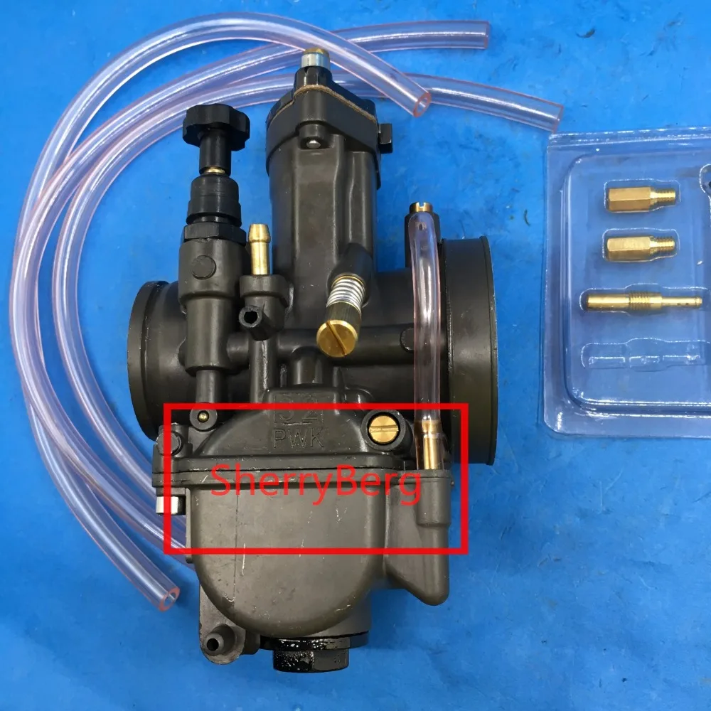 Карбюратор PWK 32 мм для замены keihin OKO carb black w power jet для honda yamaha
Карбюратор PWK 32 мм для замены keihin OKO carb black w power jet для honda yamaha