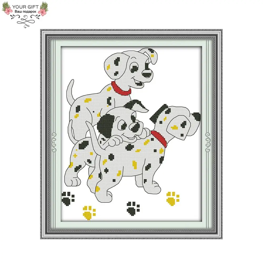 Joy Sunday DA001 14CT 11CT Stamped and Counted Home Decoration Three Dalmatians Needlework Embroidery DIY Cross Stitch Kits
Joy Sunday DA001 14CT 11CT Stamped and Counted Home Decoration Three Dalmatians Needlework Embroidery DIY Cross Stitch Kits