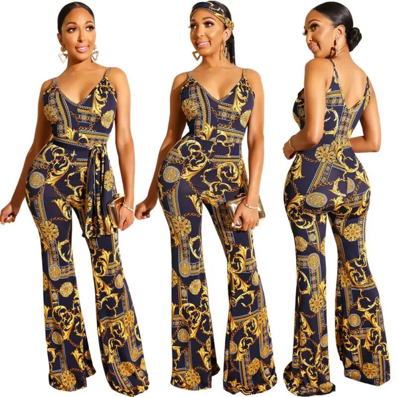 2019 Newest Fashion Sexy Women Printed V Neck Long Trouser Bodycon Party Club Playsuit Jumpsuit Rompers 
2019 Newest Fashion Sexy Women Printed V Neck Long Trouser Bodycon Party Club Playsuit Jumpsuit Rompers