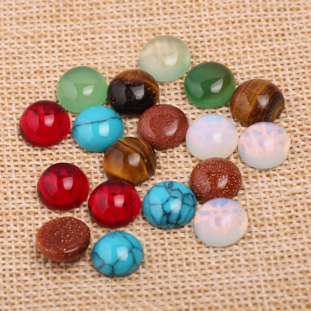 onwear 60pcs 10mm mix color round dome flatback cabochon stone beads diy accessories for earrings making
onwear 60pcs 10mm mix color round dome flatback cabochon stone beads diy accessories for earrings making