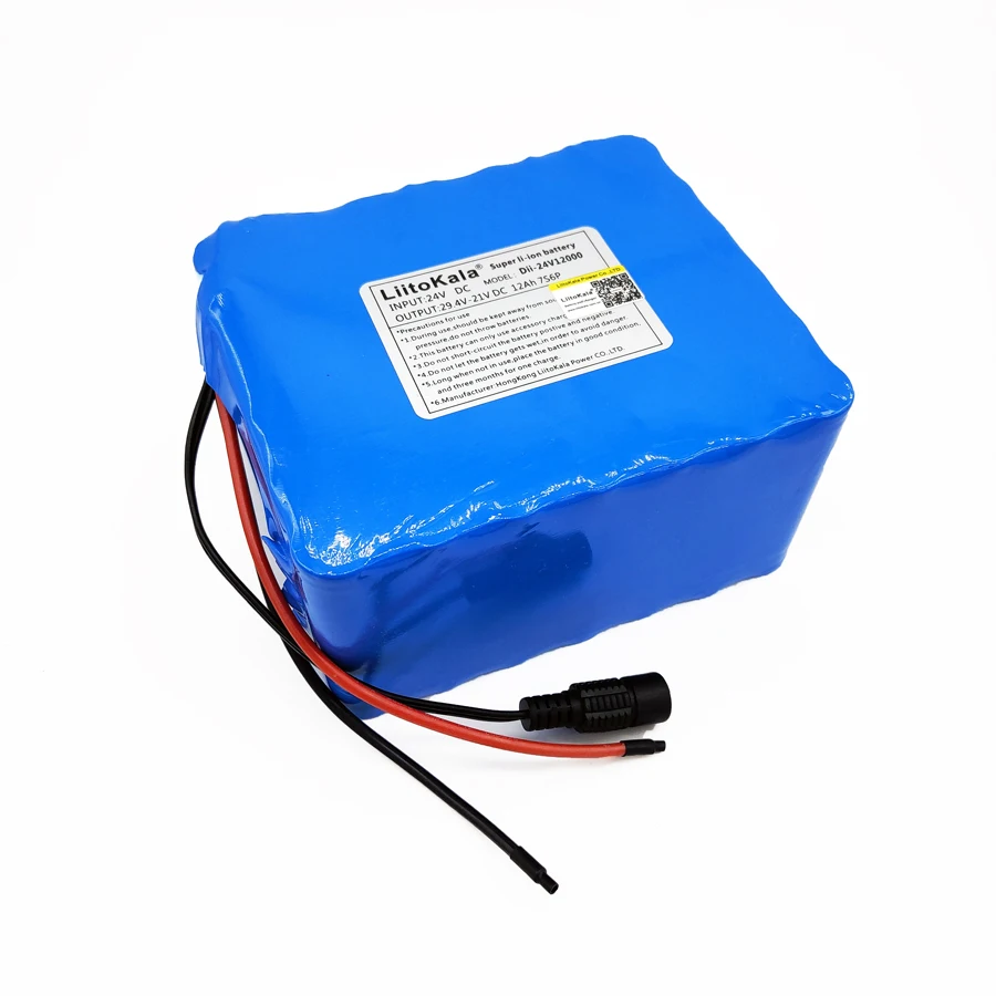 HK Liitokala 7s6p 29.4V 12Ah electric bicycle lithium battery 29.4V Li-ion battery does not include 29.4V charger
HK Liitokala 7s6p 29.4V 12Ah electric bicycle lithium battery 29.4V Li-ion battery does not include 29.4V charger