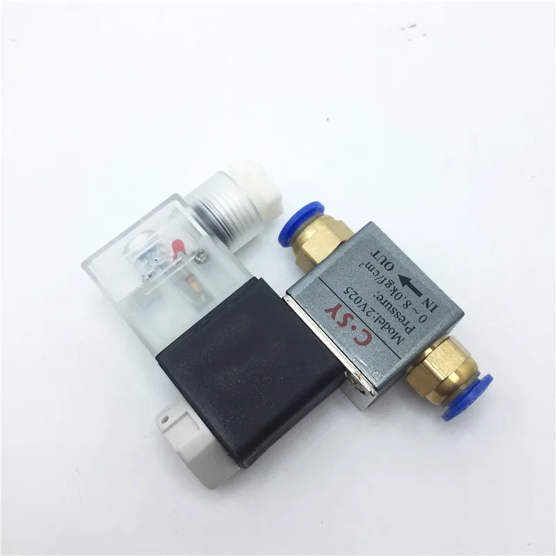 Electric Solenoid Valve 2 Position 2 Port Air Magnetic Valve With Hose Connection 6mm 8mm 10mm Value Fittings Mufflers
Electric Solenoid Valve 2 Position 2 Port Air Magnetic Valve With Hose Connection 6mm 8mm 10mm Value Fittings Mufflers