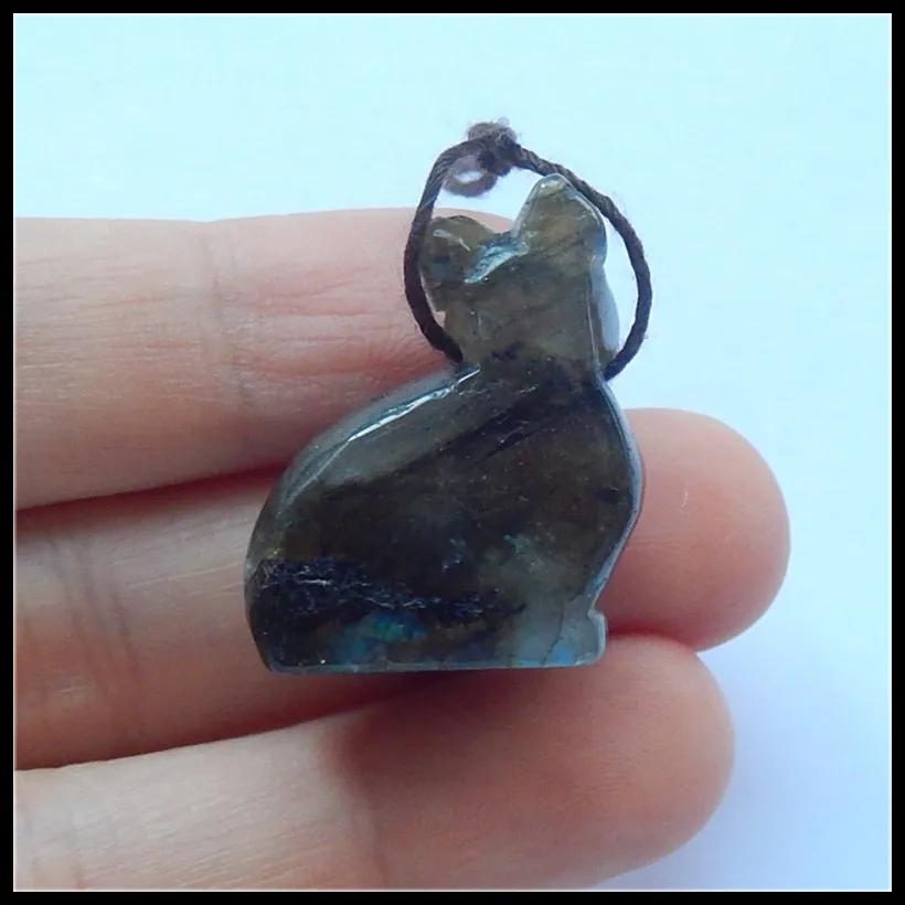 Natural Carved rabbit Labradorite Semi-precious stones, Jewelry accessories Pendant Bead,27x22x11mm,8.8g
Natural Carved rabbit Labradorite Semi-precious stones, Jewelry accessories Pendant Bead,27x22x11mm,8.8g
