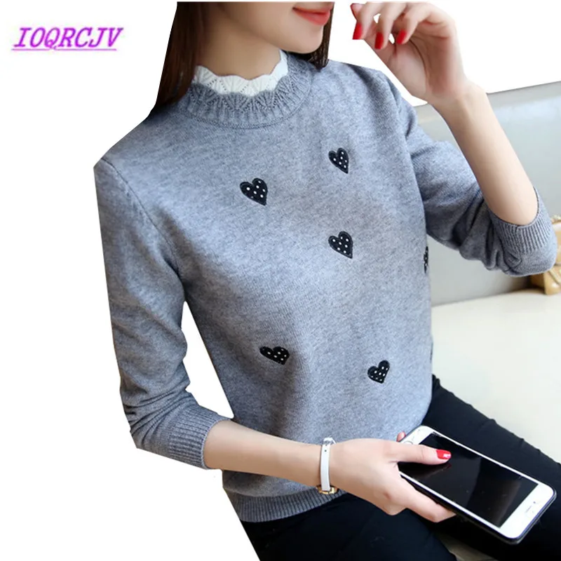 Winter Sweater Women's New Half-Turtleneck Knitted Pullover Fake two pieces Plus size short Knit Bottom Shirt Women Clothing B34
Winter Sweater Women's New Half-Turtleneck Knitted Pullover Fake two pieces Plus size short Knit Bottom Shirt Women Clothing B34