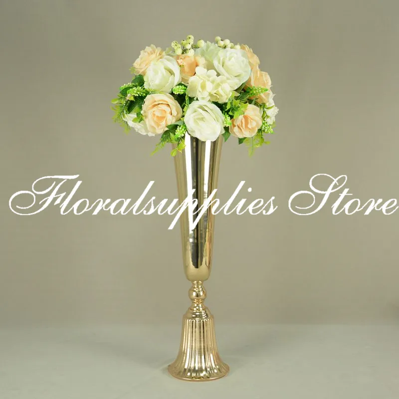 60CM Gold Tabletop Vase Metal Wedding Flower Vase Table Centerpiece For Mariage Metal Flowers Vases For Wedding Decoration
60CM Gold Tabletop Vase Metal Wedding Flower Vase Table Centerpiece For Mariage Metal Flowers Vases For Wedding Decoration