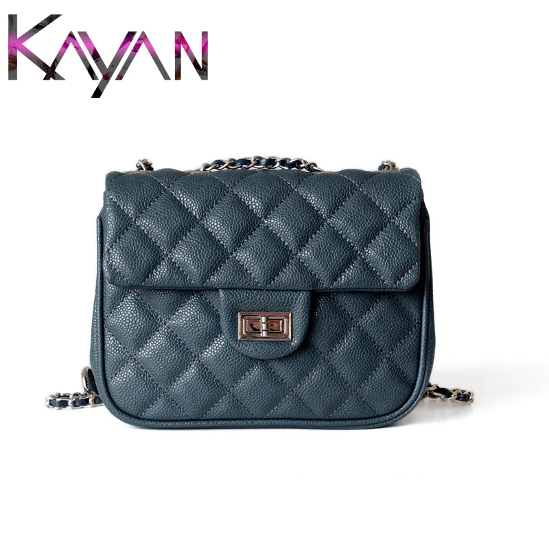 Luxury Caviar Leather Women Shoulder Bag Famous Brand Diamond Lattice Small Flap Real Leather Designer Crossbody Bag
Luxury Caviar Leather Women Shoulder Bag Famous Brand Diamond Lattice Small Flap Real Leather Designer Crossbody Bag