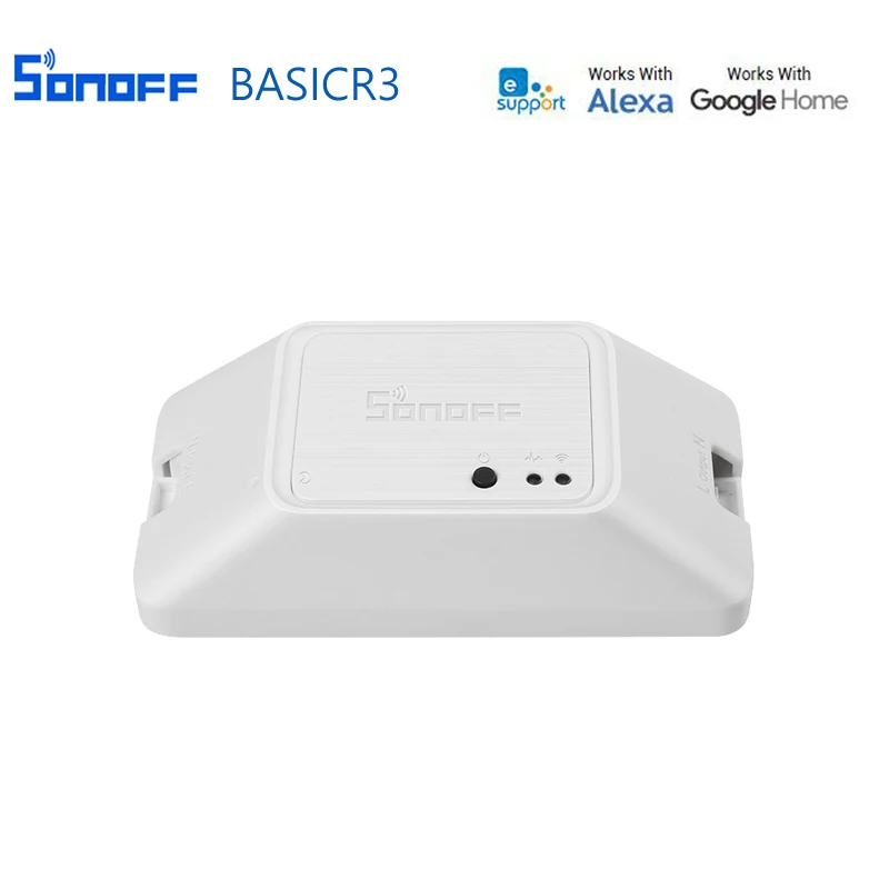 SONOFF BASIC R3 Smart WiFi Switch, ON/OFF Light Timer eWeLink APP/Voice Remote Control DIY Mode Works With Alexa Google Home
SONOFF BASIC R3 Smart WiFi Switch, ON/OFF Light Timer eWeLink APP/Voice Remote Control DIY Mode Works With Alexa Google Home