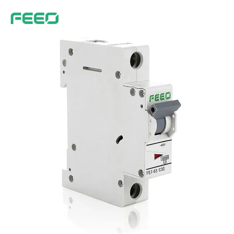 Фото FEEO FE7 63 1P 230V 6A 10A 16A 20A 25A 32A 40A 50A 63A MCB миниатюрный автоматический - купить