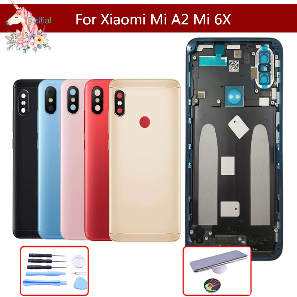 Original for Xiaomi Mi A2 Battery Back Cover Rear Housing Metal Door for Xiaomi Mi 6X Camera Glass Lens Repair Spare Parts
Original for Xiaomi Mi A2 Battery Back Cover Rear Housing Metal Door for Xiaomi Mi 6X Camera Glass Lens Repair Spare Parts