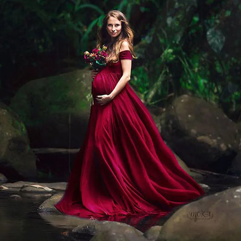 Elegant Maternity Dresses for Photo Shoot Sexy V Neck Off Shoulder Pregnancy Photography Dress Pregnant Women Party Maxi Clothes
Elegant Maternity Dresses for Photo Shoot Sexy V Neck Off Shoulder Pregnancy Photography Dress Pregnant Women Party Maxi Clothes