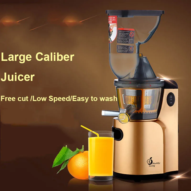 T-Q9 Household Multi-function Juicer Free Cut Fruit machine 68R/min Slowly Low Speed Juice Machine Juice Extractor Red/Golden
T-Q9 Household Multi-function Juicer Free Cut Fruit machine 68R/min Slowly Low Speed Juice Machine Juice Extractor Red/Golden