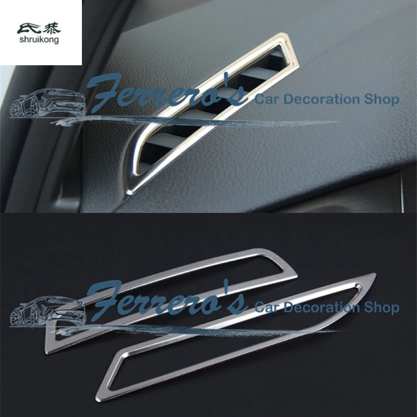 2PCS/Lot Stainless Steel Material for Volkswagen VW Golf 7 MK7 High Position Air Conditioner Outlet Decoration Cover Sequins
2PCS/Lot Stainless Steel Material for Volkswagen VW Golf 7 MK7 High Position Air Conditioner Outlet Decoration Cover Sequins