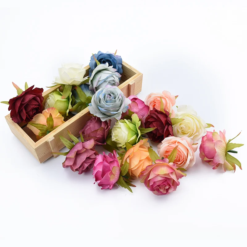 10Pieces Artificial Flowers for Home Decoration Wedding Car Bridal Accessories Clearance Diy Gifts Box Silk Roses Head Wall
10Pieces Artificial Flowers for Home Decoration Wedding Car Bridal Accessories Clearance Diy Gifts Box Silk Roses Head Wall