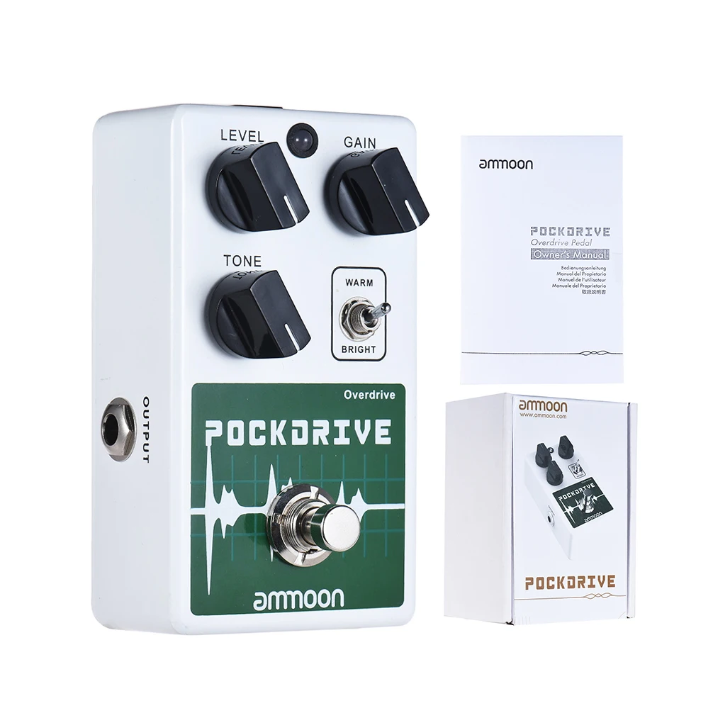 ammoon POCKDRIVE Guitar Effect Pedal Classic Overdrive Guitar Pedal With Warm & Bright Tone True Bypass
ammoon POCKDRIVE Guitar Effect Pedal Classic Overdrive Guitar Pedal With Warm & Bright Tone True Bypass