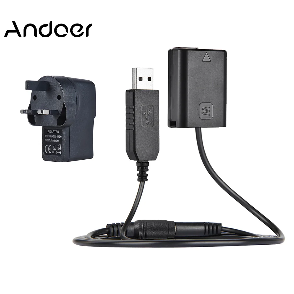 Аккумулятор пустышка Andoer для Sony 5 В 3 А USB кабель адаптера питания подходит серия A33