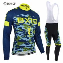 BXIO Pro Team Комплекты для велоспорта Ropa Ciclismo зимняя одежда с длинным