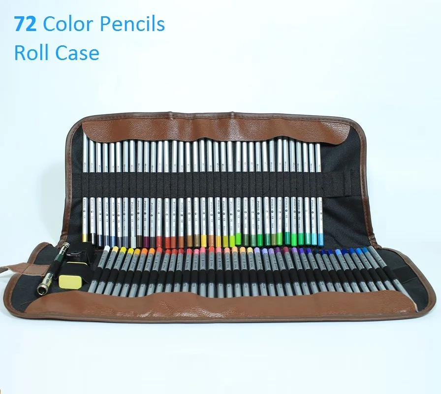 72 Colored Pencils Safe Non-toxic Pencil; 72 Roller Pencil Case Roll Pouch Pocket Package with Eraser,Sharpner and Extender
72 Colored Pencils Safe Non-toxic Pencil; 72 Roller Pencil Case Roll Pouch Pocket Package with Eraser,Sharpner and Extender
