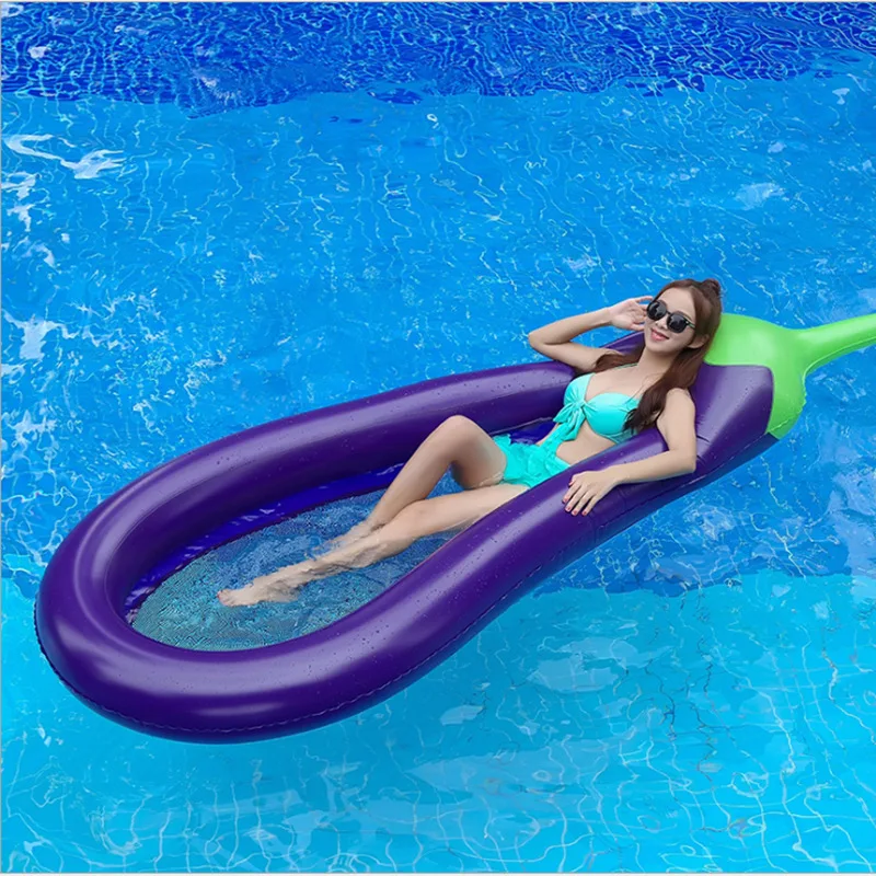 Hot selling Environmental protection PVC inflatable eggplant floating row floating bed pool party Water toys
Hot selling Environmental protection PVC inflatable eggplant floating row floating bed pool party Water toys