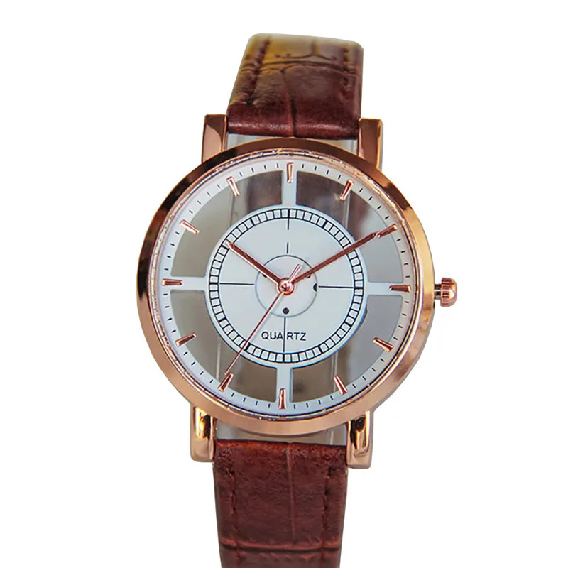 Quartz Wristwatches Fashion Women Watch Luxury Unique Double Hollow Lady Watches Casual Rose gold case Ladies Girls Clock A2
Quartz Wristwatches Fashion Women Watch Luxury Unique Double Hollow Lady Watches Casual Rose gold case Ladies Girls Clock A2