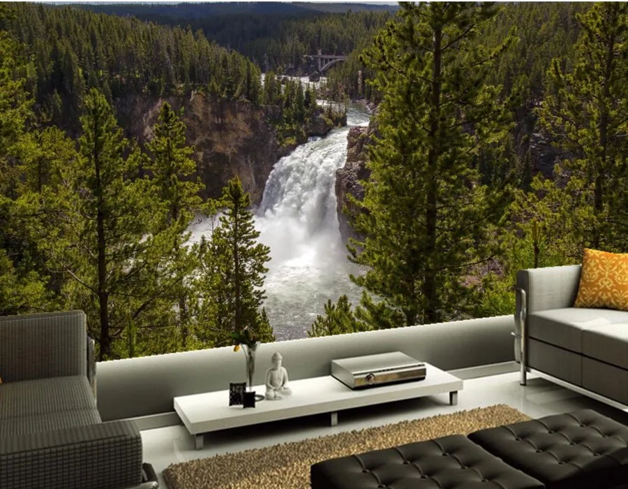 Custom 3d stereoscopic wallpaper,Forests Rivers Waterfalls Fir Nature wallpapers, living room sofa TV wall bedroom wallpaper
Custom 3d stereoscopic wallpaper,Forests Rivers Waterfalls Fir Nature wallpapers, living room sofa TV wall bedroom wallpaper