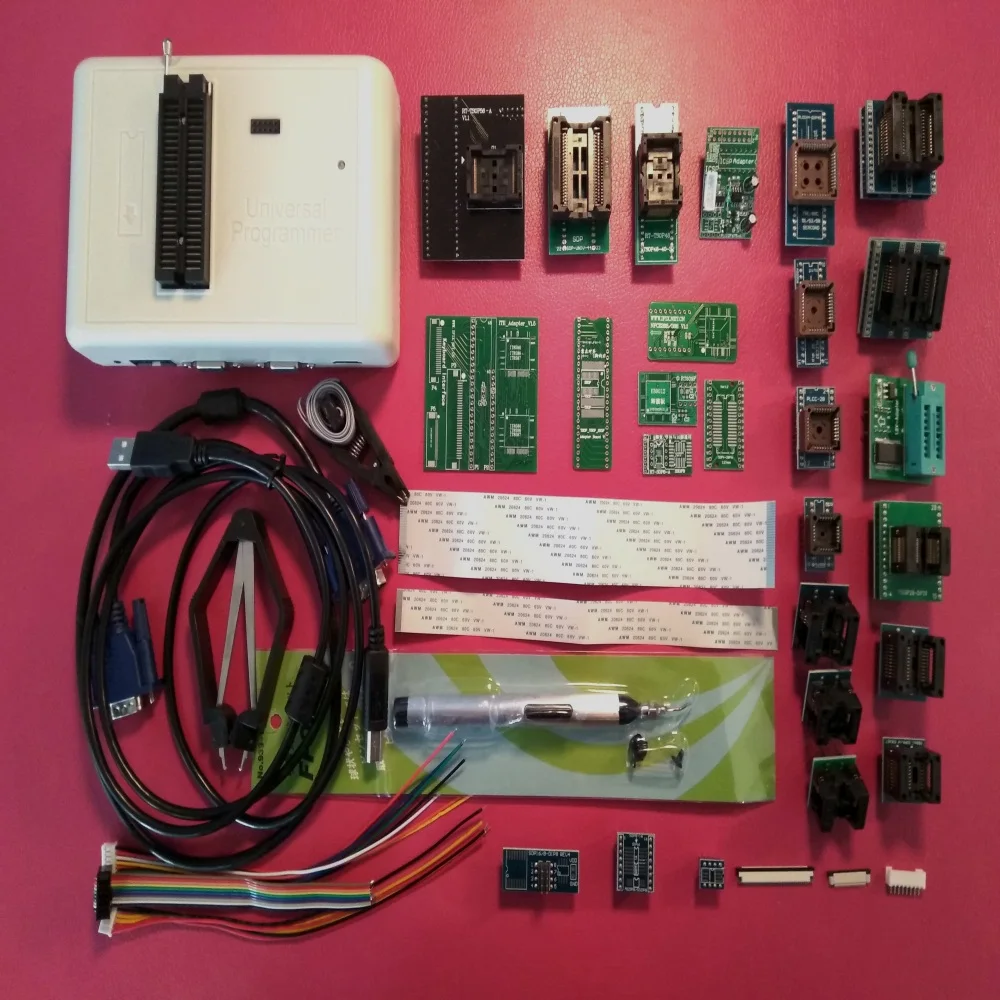 2020 NEW Original RT809H EMMC-Nand FLASH Extremely universal Programmer RT809H+31 adapters+Sucking Pen EMMC-Nand+EDID cable
2020 NEW Original RT809H EMMC-Nand FLASH Extremely universal Programmer RT809H+31 adapters+Sucking Pen EMMC-Nand+EDID cable
