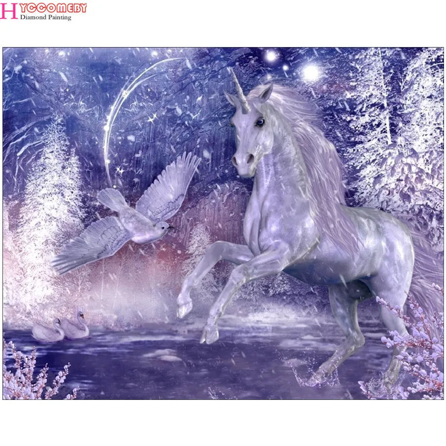 5d diamond painting Animal unicorn full drill square diamond embroidery Cross stitch pictures of rhinestones Wedding decoration
5d diamond painting Animal unicorn full drill square diamond embroidery Cross stitch pictures of rhinestones Wedding decoration