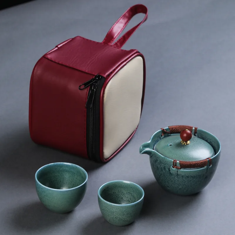 Gift Box Portable Travel Tea Set 1 Teapot 2 Teacups Beautiful And Easy Kung Fu Gaiwan Kettle Ceramic Portable Teaset Coffee Cup
Gift Box Portable Travel Tea Set 1 Teapot 2 Teacups Beautiful And Easy Kung Fu Gaiwan Kettle Ceramic Portable Teaset Coffee Cup