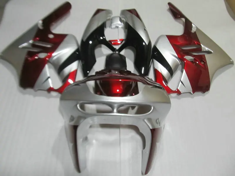 Набор обтекателей для мотоциклов набор KAWASAKI Ninja ZX9R 94 95 96 97 ZX 9R 1994 1995 1996 ABS Red silver +