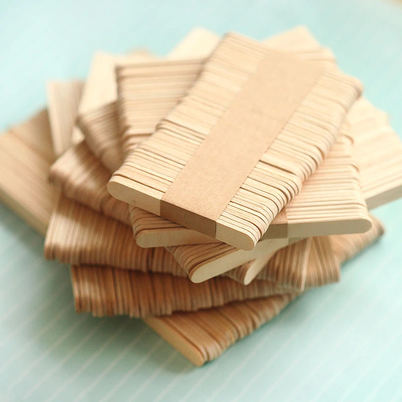50pcs Popsicle Stick Birch Wood Sticks Ice-lolly Wooden Stick, Angle Edge Length 140mm Ice Pop Stick
50pcs Popsicle Stick Birch Wood Sticks Ice-lolly Wooden Stick, Angle Edge Length 140mm Ice Pop Stick