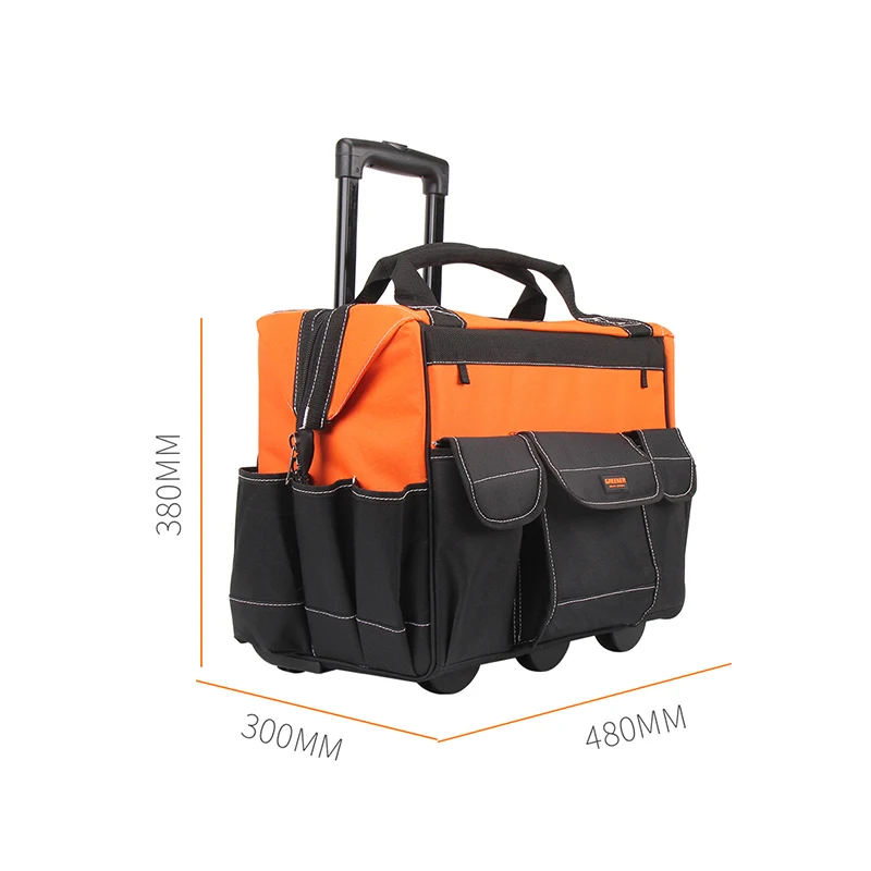 Tool Backpack Tool Bag Thicken Tools Storage Bags Electrician Tool Box Large Capacity Multi-pocket Bags With Trolley w Logo
Tool Backpack Tool Bag Thicken Tools Storage Bags Electrician Tool Box Large Capacity Multi-pocket Bags With Trolley w Logo