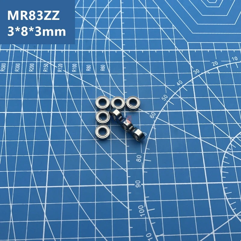 

Factory Direct Sale 10pcs MR83ZZ free shipping 3*8*3 mm high quality Goods Model Bearing Helicopter Car Available R-830 MR83Z