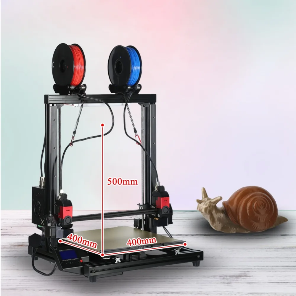 VIVEDIDO T-Rex 3+ Big Size 400*400*500mm Desktop 3D Printer Machine Kit Laser Printer
VIVEDIDO T-Rex 3+ Big Size 400*400*500mm Desktop 3D Printer Machine Kit Laser Printer