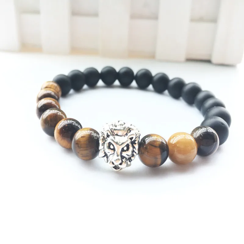 Women Men Beaded Bracelet Animal Lion Shape Design And Beautiful Beads Trinket Gift Choose Provide Dropshipping | Украшения и