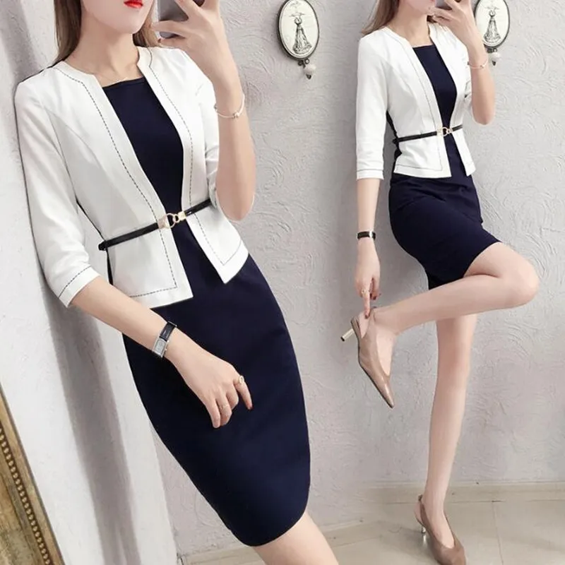 Pencil Dress Women Zip Back Bodycon Midi Dress Patchwork Office Ladies Elegant Formal Business Work Wear Party Female Dress
Pencil Dress Women Zip Back Bodycon Midi Dress Patchwork Office Ladies Elegant Formal Business Work Wear Party Female Dress
