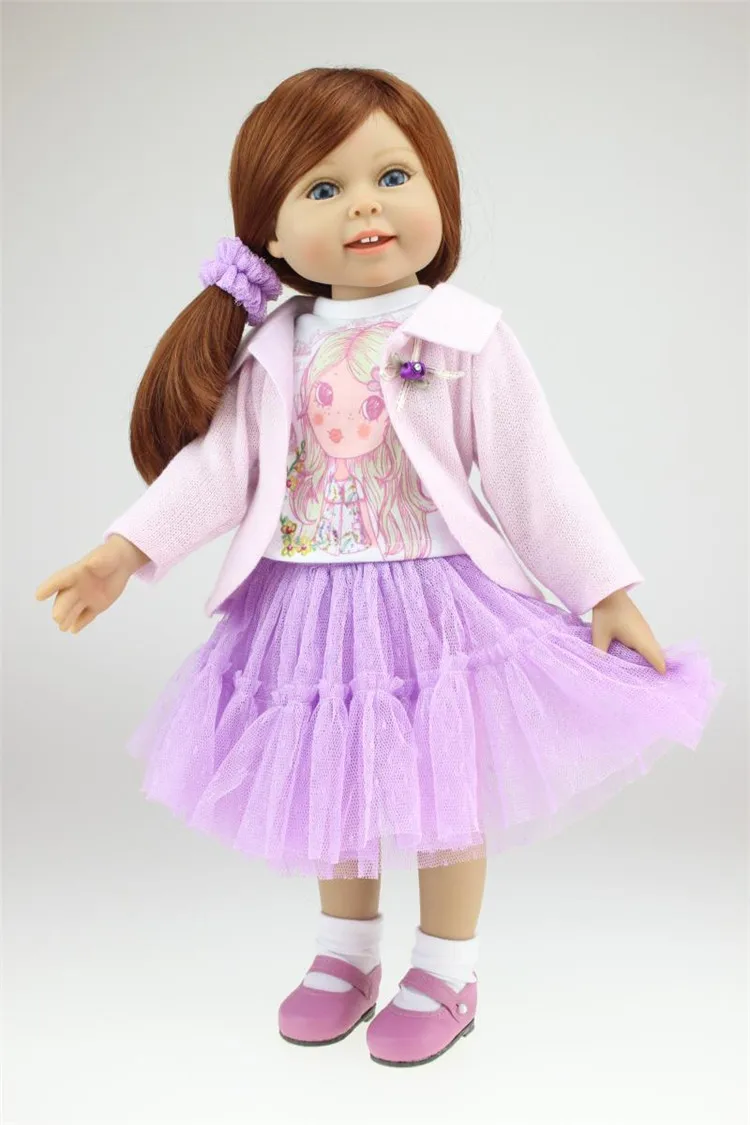 NPK 45 cm/18 Inch Lovely Reborn Girl Doll Handmade Soft Plastic Reborn Baby Toys Girl Dolls for Kid's Gifts
NPK 45 cm/18 Inch Lovely Reborn Girl Doll Handmade Soft Plastic Reborn Baby Toys Girl Dolls for Kid's Gifts