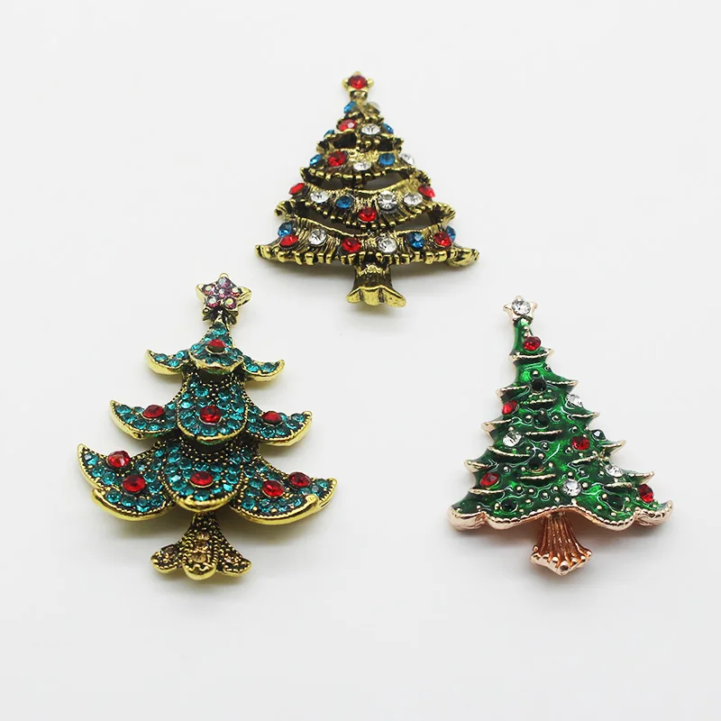 Exquisite Alloy 2pcs Christmas tree Festival decoration Vintage accessories Christmas Crystal best New Year gifts for women
Exquisite Alloy 2pcs Christmas tree Festival decoration Vintage accessories Christmas Crystal best New Year gifts for women