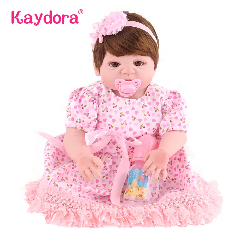 

55 cm Reborn doll lol reborn bebes handmade boneca realistic boneca newborn dolls for girls kids Christmas gift Kaydora
