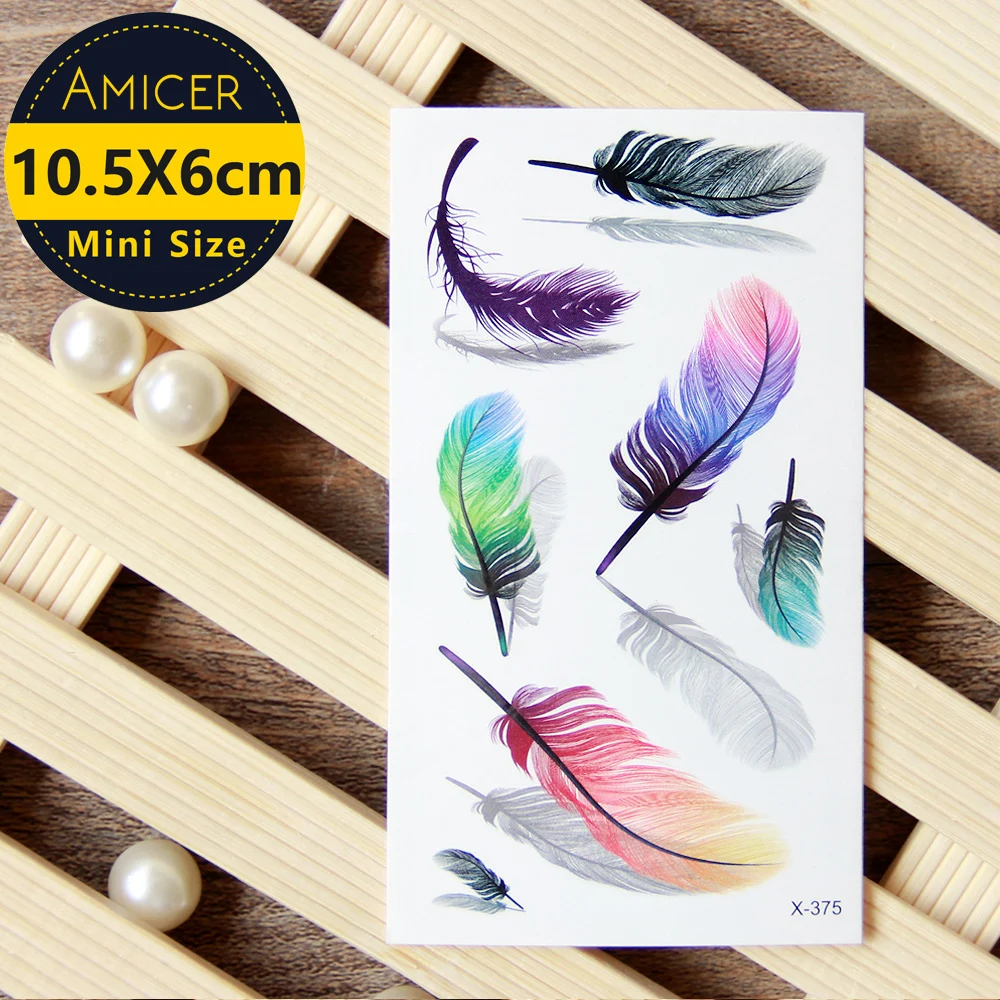 Waterproof Temporary Tattoo Sticker On Body Art 3D Color Feather Women Tattoo Water Transfer Fake Tattoo Flash Tattoo For Girl
Waterproof Temporary Tattoo Sticker On Body Art 3D Color Feather Women Tattoo Water Transfer Fake Tattoo Flash Tattoo For Girl