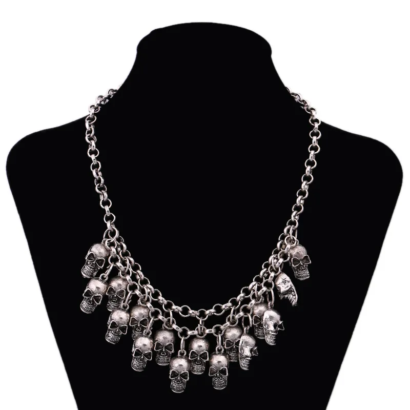LZHLQ 2020 Fashion Rock Punk Skull Necklaces & Pendants Statement Collares Necklace Vintage Pirate Skeleton Women Jewelry
LZHLQ 2020 Fashion Rock Punk Skull Necklaces & Pendants Statement Collares Necklace Vintage Pirate Skeleton Women Jewelry