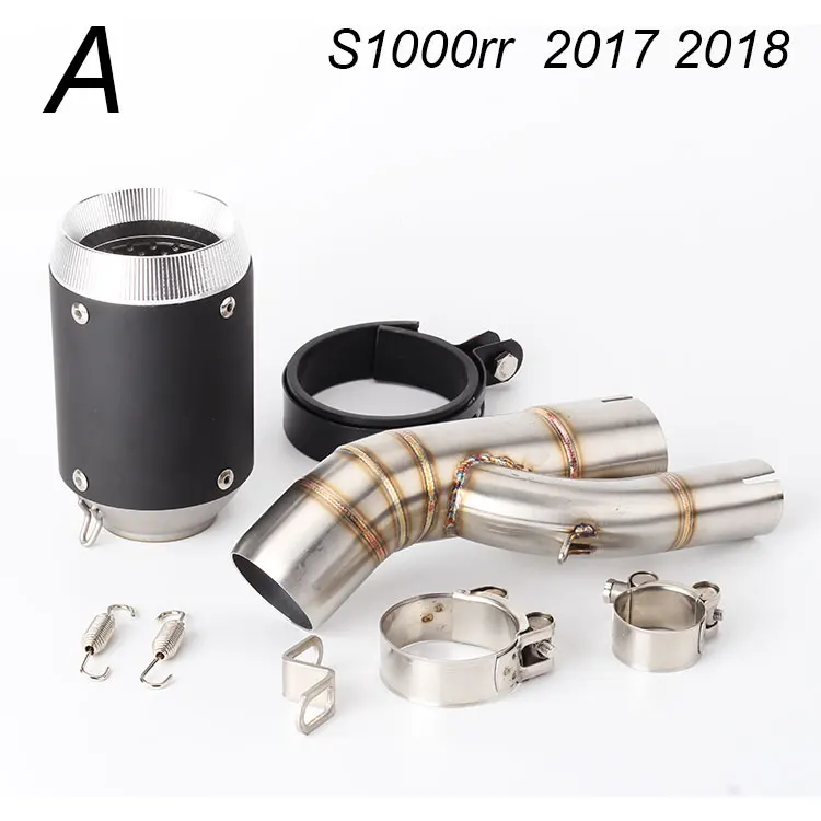 Motorcycle Exhaust Muffler System Middle Pipe Parts Motorbike Exhaust For S1000RR 2017-2018 S1000R S1000XR 2018 2017
Motorcycle Exhaust Muffler System Middle Pipe Parts Motorbike Exhaust For S1000RR 2017-2018 S1000R S1000XR 2018 2017