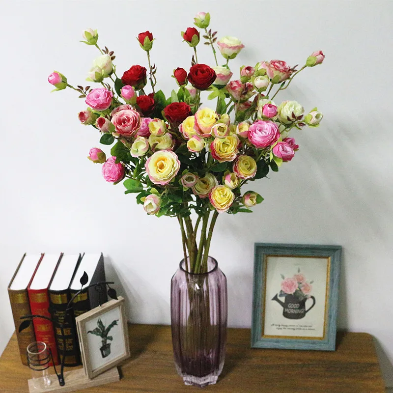 Flone 7 Head Artificial Rose Flower Simulation Rose Flower Bouquet Fake Silk Flowers Branch Wedding Home Party Decor Floral Art
Flone 7 Head Artificial Rose Flower Simulation Rose Flower Bouquet Fake Silk Flowers Branch Wedding Home Party Decor Floral Art