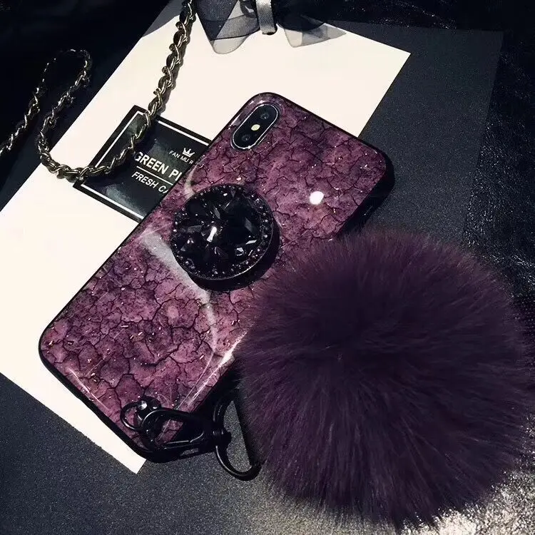 Gold Foil Purple Marble Pattern For iPhone X XR XS Max Case Hand Strap Crystal Stone Phone Case Airbag for iPhone 6 6S 7 8 Plus
Gold Foil Purple Marble Pattern For iPhone X XR XS Max Case Hand Strap Crystal Stone Phone Case Airbag for iPhone 6 6S 7 8 Plus