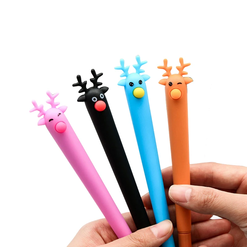 30pcs/lot Lovely Christmas Soft Glue Elk Gel Pen 0.5mm Gel Pen black ink Stationery School Office Supplies Wholesale
30pcs/lot Lovely Christmas Soft Glue Elk Gel Pen 0.5mm Gel Pen black ink Stationery School Office Supplies Wholesale
